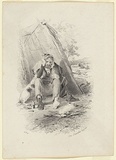 Artist: GILL, S.T. | Title: The invalid digger | Date: 1852 | Technique: lithograph, printed in black ink, from one stone