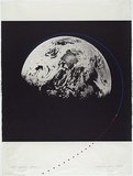 Artist: ROSE, David | Title: Space game | Date: 1970 | Technique: screenprint, printed in colour, from seven stencils