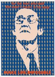 Artist: MACKINOLTY, Chips | Title: For the man who said life wasn't meant to be easy - make life impossible. | Date: 1976 | Technique: screenprint, printed in colour, from multiple stencils