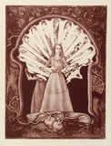 Artist: RICHARDSON, Berris | Title: Altered alcove | Date: 1981 | Technique: lithograph, printed in colour, from two stones