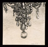 Artist: Keeling, David. | Title: (jewellery). | Date: 1996 | Technique: lithograph, printed in colour, from two stone plates | Copyright: This work appears on screen courtesy of the artist and copyright holder