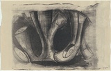Artist: Burns, Peter. | Title: In the forest | Date: 5 August 1957 | Technique: lithograph, printed in black ink, from one stone | Copyright: © Peter Burns