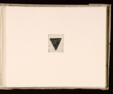 Artist: Mann, Gillian. | Title: (Triangle within a rectangle). | Date: 1981 | Technique: etching, printed in black ink, from one plate