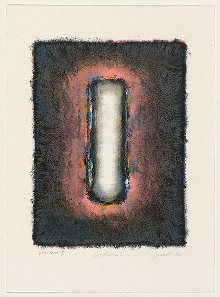 Artist: Judell, Anne. | Title: Cathedral | Date: 1986 | Technique: lithograph, printed in colour, from multiple stones