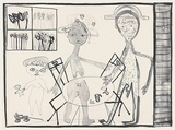 Artist: Allen, Davida | Title: (Family) | Date: 1989 | Technique: lithograph, printed in black ink, from one stone