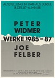 Artist: UNKNOWN | Title: Peter Widmer, Joe Felber | Date: 1970's | Technique: screenprint, printed in colour, from multiple stencils