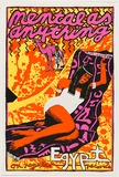Artist: WORSTEAD, Paul | Title: Mental as anything - Egypt | Date: 1980 | Technique: screenprint, printed in colour, from three stencils in  pink, yellow and black inks | Copyright: This work appears on screen courtesy of the artist
