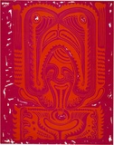 Artist: Aura, Gava. | Title: Ibara. | Date: 11 October 1974 | Technique: screenprint, printed in colour, from multiple stencils