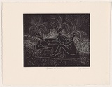 Artist: Warren, Guy. | Title: Dejeuner in the forest. | Date: 2006 | Technique: relief-etching, printed in black ink, from one plate