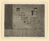 Artist: WILLIAMS, Fred | Title: Trampoline. Number 2 | Date: 1961 | Technique: engraving, aquatint, printed in black ink, from one copper plate | Copyright: © Fred Williams Estate