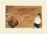 Artist: Robinson, William. | Title: William with Josephine | Date: 2004 | Technique: lithograph, printed in colour, from multiple stones