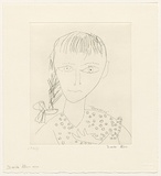 Artist: Allen, Davida | Title: Josephine | Date: 1990 | Technique: etching, printed in black ink, from one plate