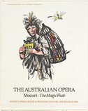 Artist: WILLIAMS, Fred | Title: Papageno - The Magic Flute | Date: 1979 | Technique: offset-lithograph, printed in black ink, from one plate | Copyright: © Fred Williams Estate