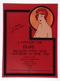 Artist: LITTLE, Colin | Title: A Concert for Elsie | Date: 1974 | Technique: screenprint, printed in colour, from multiple stencils