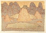 Artist: Bowen, Dean. | Title: The peaks of Lyell | Date: 1989 | Technique: lithograph, printed in colour, from multiple stones