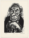 Artist: AMOR, Rick | Title: Hamer. | Date: 1978 | Technique: woodcut, printed in black ink, from one block