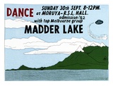 Artist: Bramley-Moore, Mostyn. | Title: Dance - Madder Lake | Technique: screenprint, printed in colour, from multiple stencils