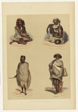 Artist: Angas, George French. | Title: Portraits of the aboriginal inhabitants [4]. | Date: 1846-47 | Technique: lithograph, printed in colour, from multiple stones; varnish highlights by brush