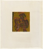 Artist: HANRAHAN, Barbara | Title: Little man - David | Date: 1964 | Technique: etching, printed in colour from three  plates