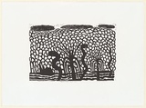Artist: Thompson, Maureen. | Title: Black snake dreaming | Date: 2002 | Technique: linocut, printed in black ink, from one block
