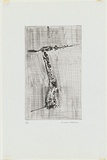 Artist: WILLIAMS, Fred | Title: Guthega | Date: c.1976 | Technique: roulette, electric hand engraving tool, drypont, etching, scraper | Copyright: © Fred Williams Estate