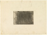 Artist: Halpern, Stacha. | Title: not titled [Abstraction] | Date: (1955-58) | Technique: etching, printed in black ink, from one plate