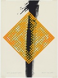 Artist: ROSE, David | Title: Perforated game | Date: 1970 | Technique: screenprint, printed in colour, from four stencils