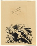 Artist: Revill, Lindsay. | Title: (Surf) | Date: 1948 | Technique: linocut, printed in black ink, from one block