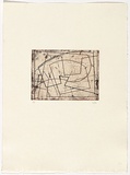 Artist: Friend, Ian. | Title: Terragni II | Date: 1995 | Technique: soft-ground etching, printed in colour, from two plates | Copyright: © Ian Friend