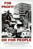 Artist: SPRING HILL HOUSING CO-OP | Title: For profit: or for people | Date: 1989 | Technique: screenprint, printed in colour, from multiple screens