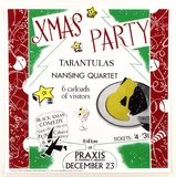 Artist: Praxis Poster Workshop. | Title: Xmas Party | Technique: screenprint, printed in colour, from four stencils