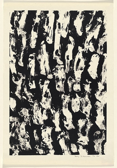 Artist: Salkauskas, Henry. | Title: Australia | Date: 1961 | Technique: screenprint, printed in black ink, from one screen | Copyright: © Eva Kubbos