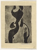 Artist: WILLIAMS, Fred | Title: Standing figure | Date: 1958 | Technique: etching, foul biting, engraving and drypoint, printed relief in black ink, from one zinc plate | Copyright: © Fred Williams Estate