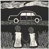Artist: Nannup, Laurel. | Title: Crying for our mum. | Date: 2001 | Technique: woodcut, printed in black ink, from one block | Copyright: © Laurel Nannup