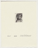 Artist: Cullen, Adam. | Title: Head | Date: 2001 | Technique: etching, printed in black ink, from one plate