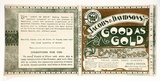 Artist: PERTH PRINTING WORKS | Title: Label: Jacobs and Davidsons'. Good as gold. Baking powder | Date: c.1920 | Technique: lithograph, printed in colour, from multiple stones [or plates]