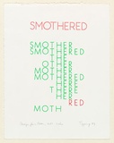 Artist: TIPPING, Richard | Title: Smothered: design for neon 1980 | Date: 1989