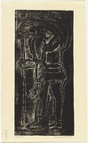 Artist: HANRAHAN, Barbara | Title: Pilgrim | Date: c.1960 | Technique: aquatint, printed in black ink, from one plate