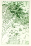 Artist: Rooney, Elizabeth. | Title: (Telephone) | Date: (1978) | Technique: etching and aquatint, printed in green ink with plate-tone, from one plate