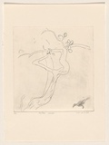 Title: Hakea bush | Date: 1983 | Technique: drypoint, printed in black ink, from one perspex plate
