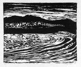 Artist: Clifton, Nancy. | Title: The sea. | Date: 1982 | Technique: woodcut