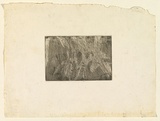 Artist: Halpern, Stacha. | Title: not titled [Abstraction] | Date: (1955-58) | Technique: etching and aquatint, printed in black ink, from one plate
