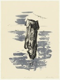Artist: KING, Grahame | Title: The seagull | Date: 1975 | Technique: lithograph, printed in colour, from two stones [or plates]