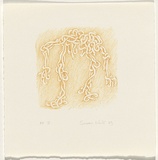 Artist: White, Susan Dorothea. | Title: Spaghetti legs | Date: 1983 | Technique: lithograph, printed in brown ink, from one stone