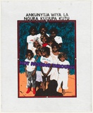 Artist: WORSTEAD, Paul | Title: Not passing through - ANKUNYTJA WIYA LA NGURA KUTJUPA KUTU | Date: 1983 | Technique: screenprint, printed in black ink, from one stencil; hand-coloured | Copyright: This work appears on screen courtesy of the artist