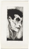 Artist: SHIMMEN, Heather | Title: Portrait of Mr G | Date: 1982 | Technique: etching, softground etching and aquatint, printed in black ink, from one plate | Copyright: © Heather Shimmen