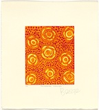 Artist: Sims, Bessie Nakamara. | Title: pamapardu jukurrpa | Date: 2003 | Technique: etching, printed in colour, from one zinc plate