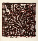 Artist: Hawkins, Weaver. | Title: Opposite one and two | Date: 1963 | Technique: woodcut, printed in colour, from two blocks | Copyright: The Estate of H.F Weaver Hawkins