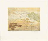 Artist: Cameron, Dorothy. | Title: not titled [oak leaf] | Date: 1976 | Technique: soft-ground etching, printed in colour, from multiple plates