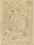 Artist: Simon, Bruno. | Title: Desire for love, dropping everything else | Date: 1941 | Technique: monotype, printed in brown ink, from one plate